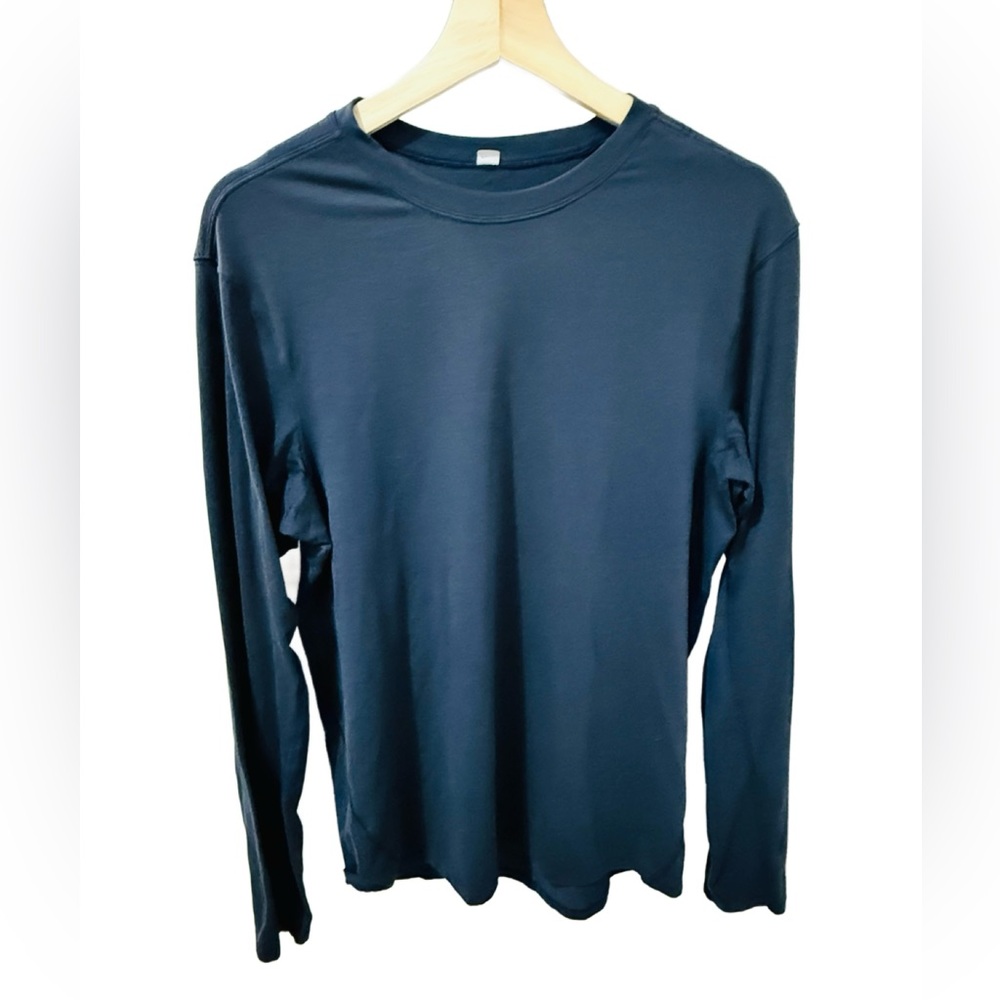 lululemon athletica Deep Blue Long Sleeve Tee